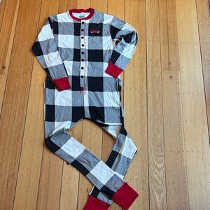 Unisex flapjacks trap door long John’s Christmas theme size S 100% cotton PJs